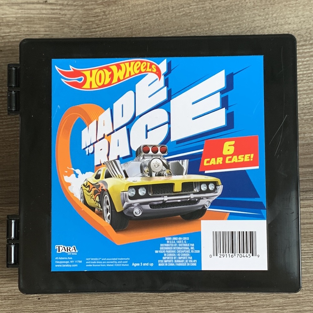 Hot Wheels Car Case HotWheels 6 Car Carrier Storage Travel Transporter Box New